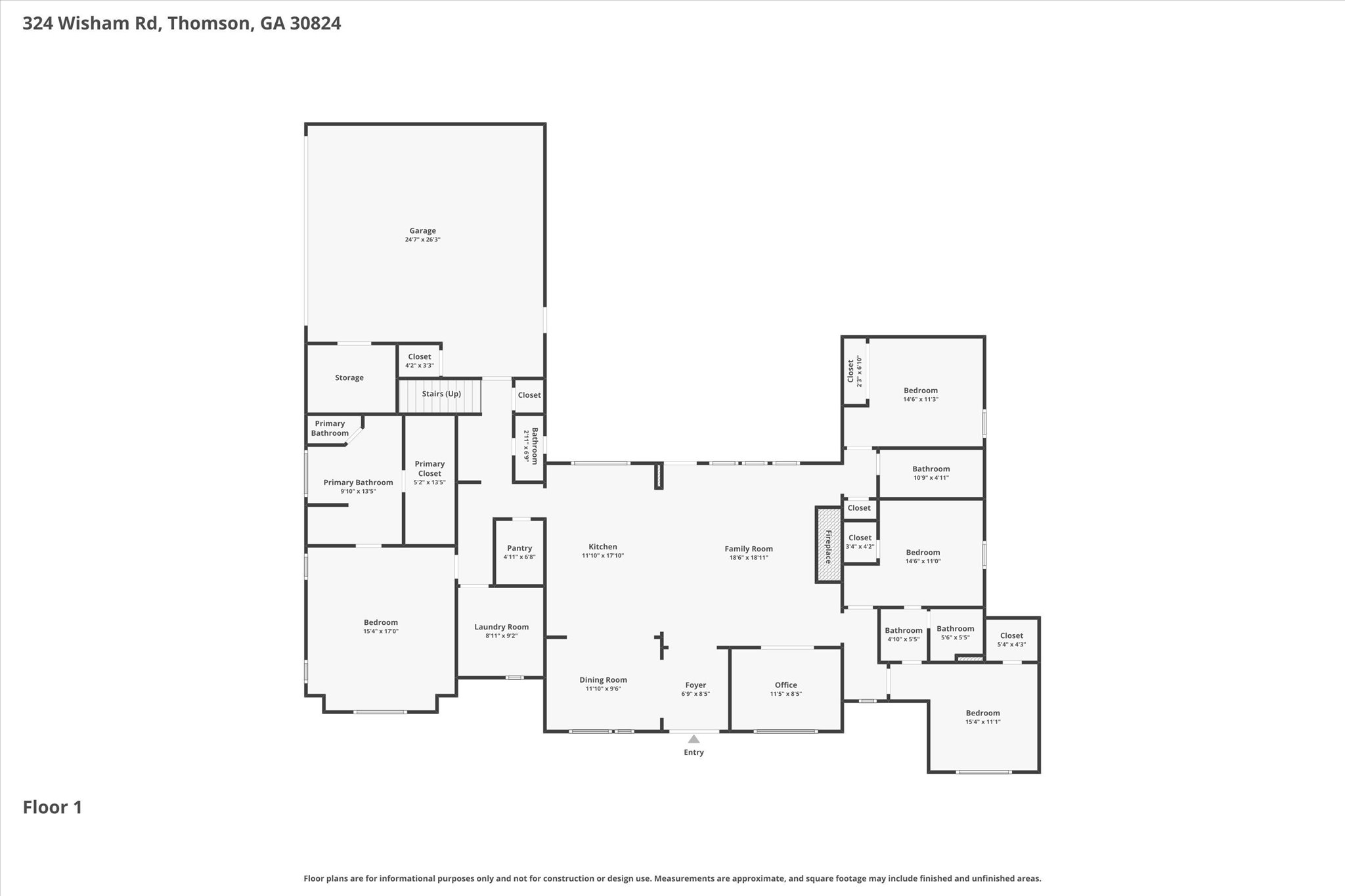 324 Wisham Road Thomson, GA 30824 - Photo 50 of 51 First Floor