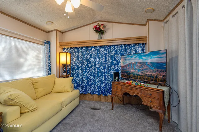 a bedroom with furniture and a couch