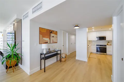 a room with furniture and a window