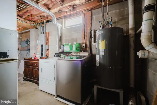 a room with storage and utility