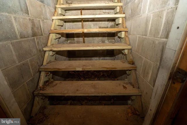 a view of storage and utility room