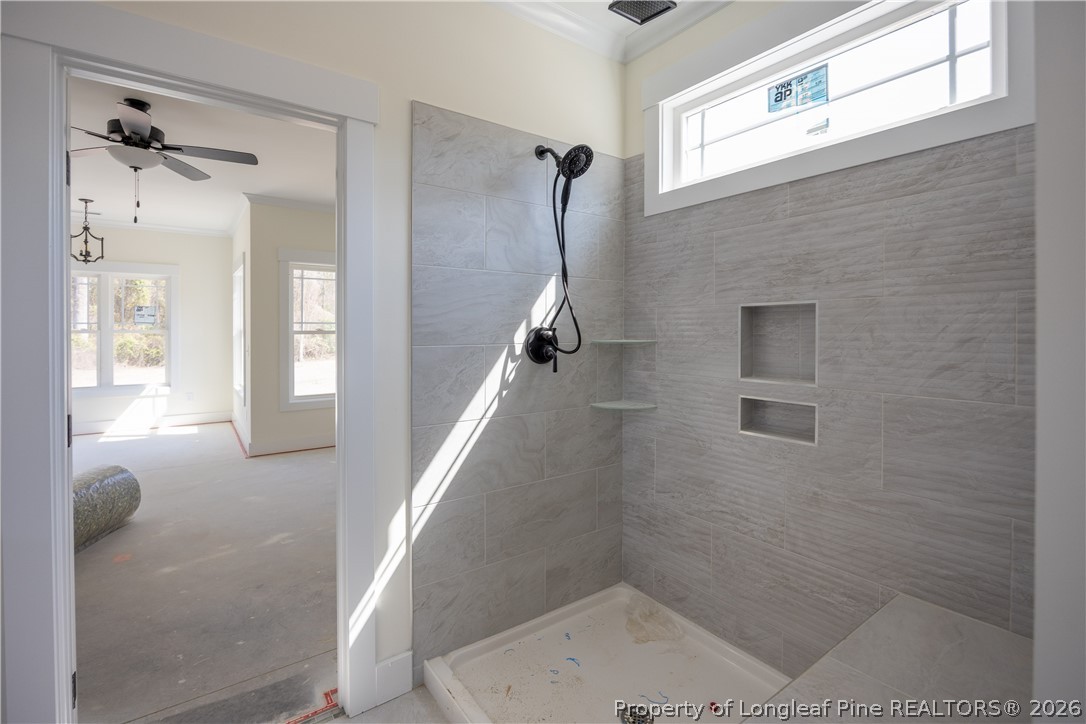 1808 Alderman Mill Road Dunn, NC 28334 - Photo 12 of 13 a bathroom with a shower