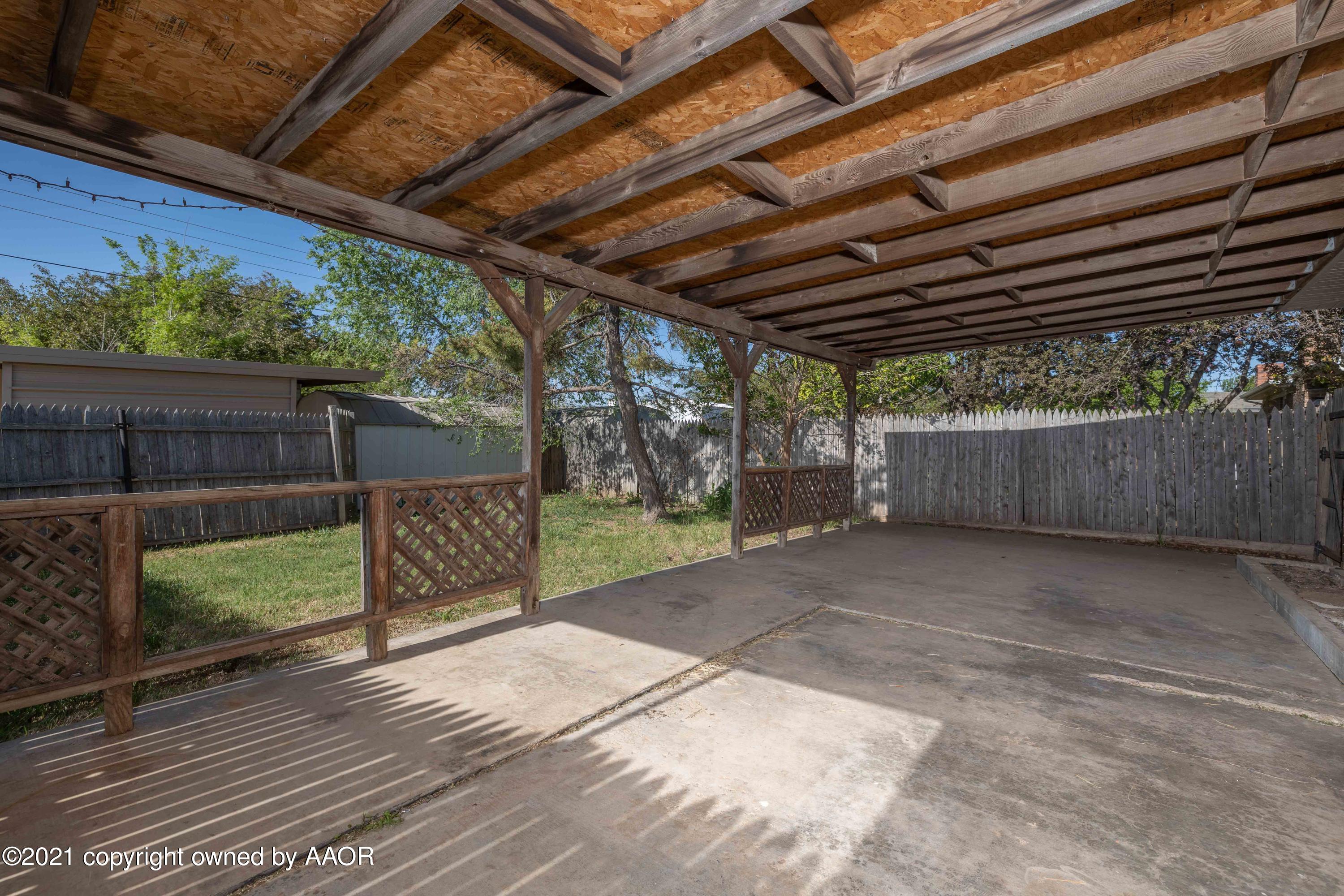 4207 Dodson Drive Amarillo, TX 79110 - Photo 23 of 28 Patio
