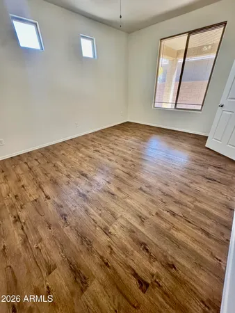 wooden floor in an empty room