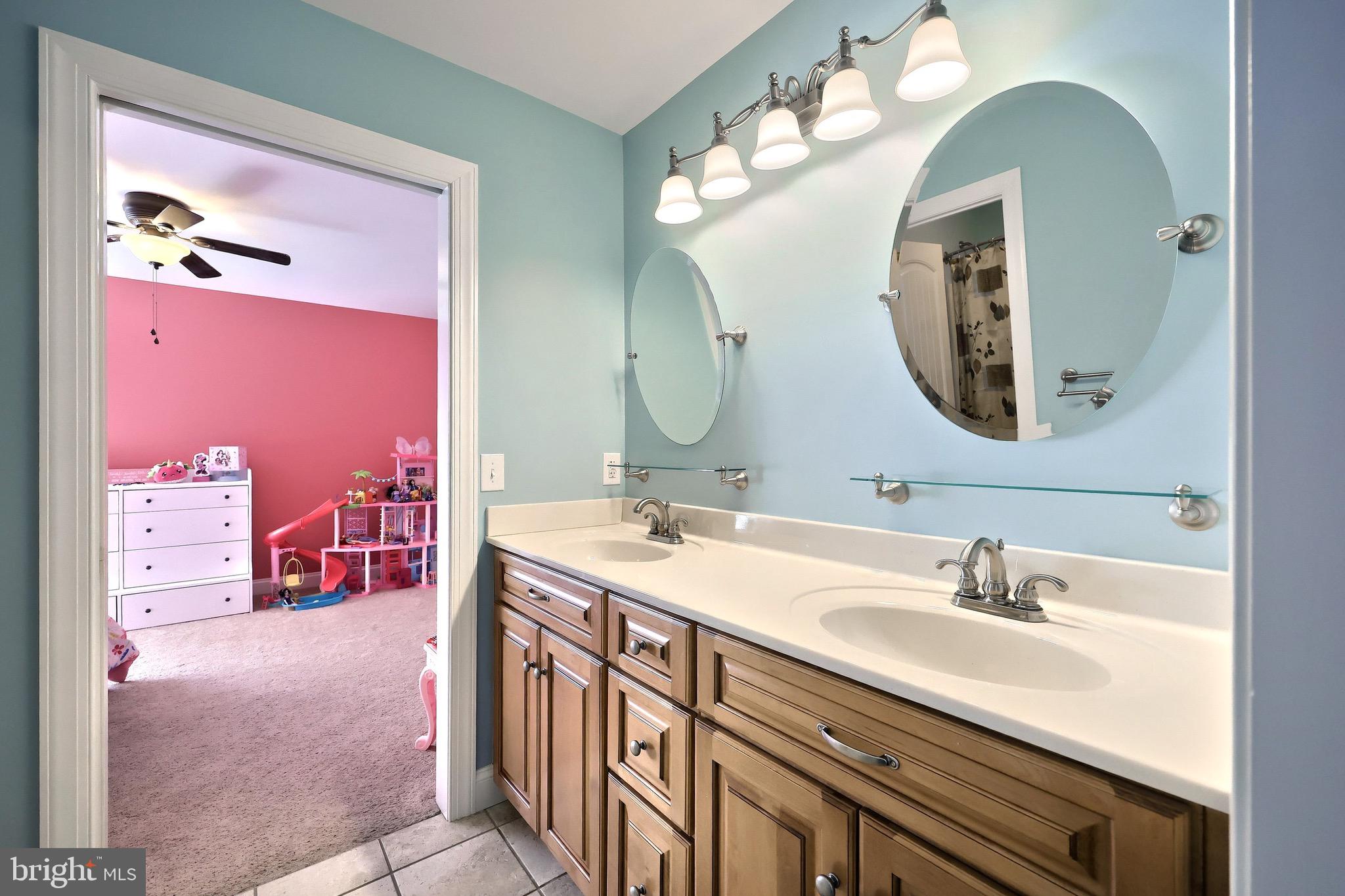 4440 Beards School Road Spring Grove, PA 17362 - Photo 28 of 66 a en suite bathroom with a double vanity sink and a mirror
