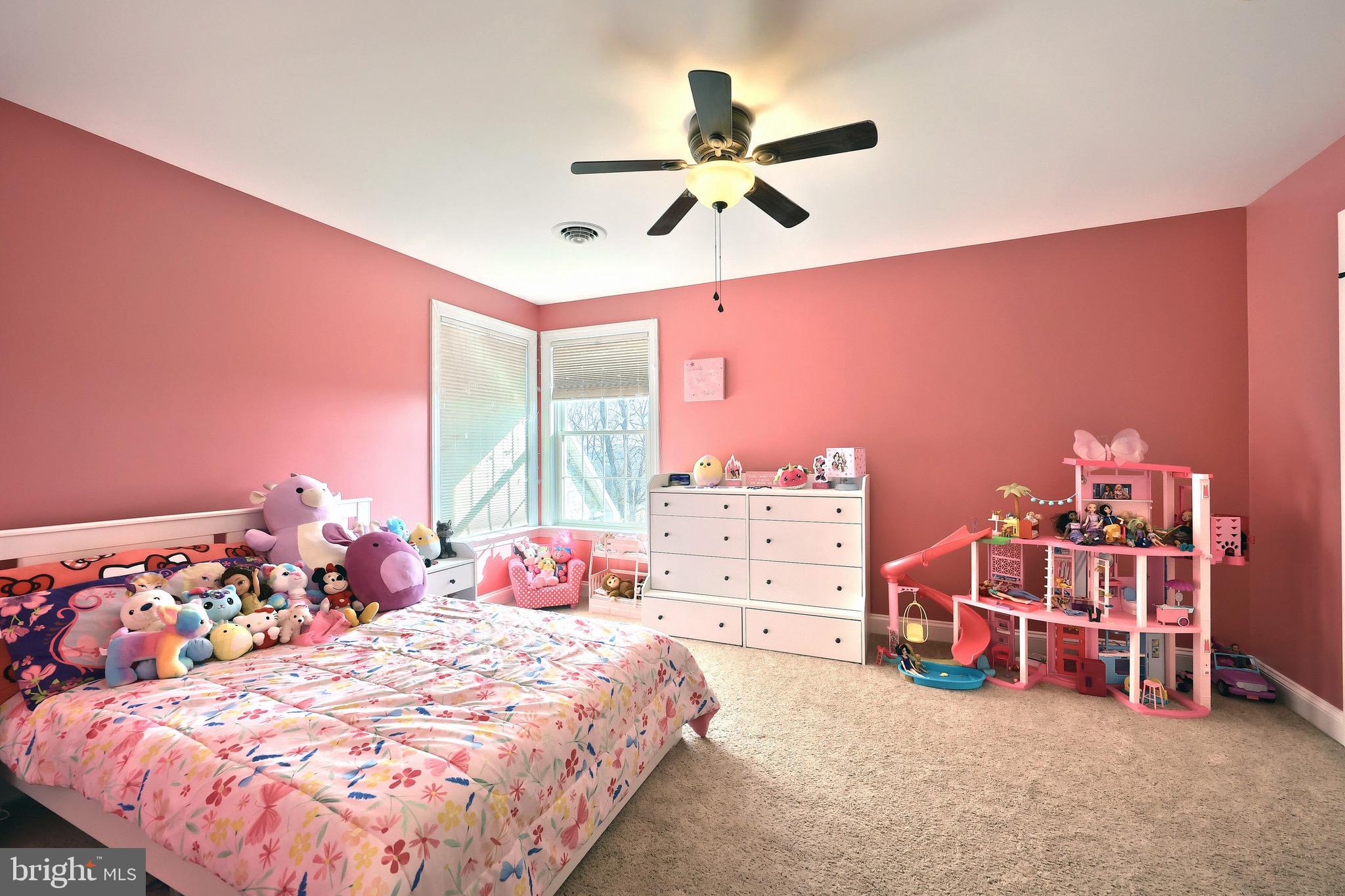 4440 Beards School Road Spring Grove, PA 17362 - Photo 30 of 66 a bedroom with a bed and a chandelier