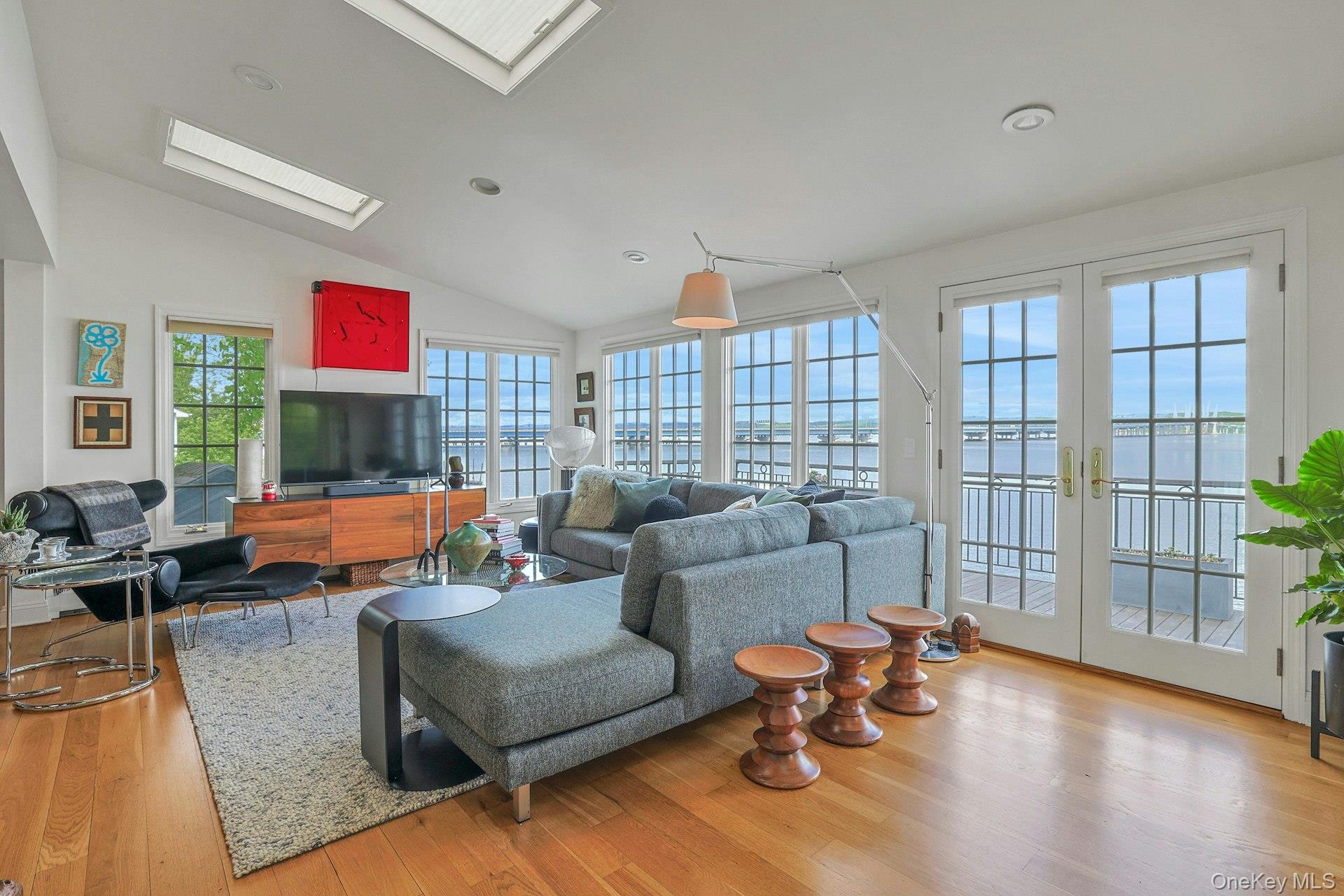88 River Road Nyack, NY 10960 - Photo 29 of 49 a living room with furniture and a wooden floor