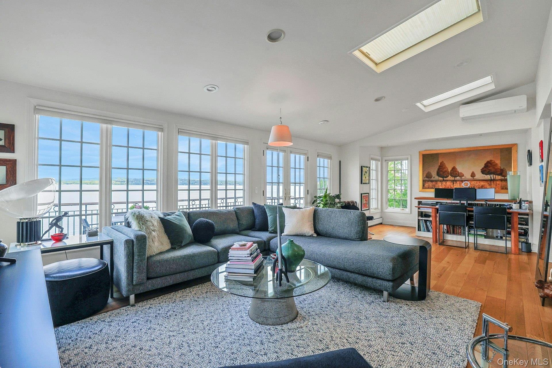 88 River Road Nyack, NY 10960 - Photo 31 of 49 a living room with furniture and a flat screen tv