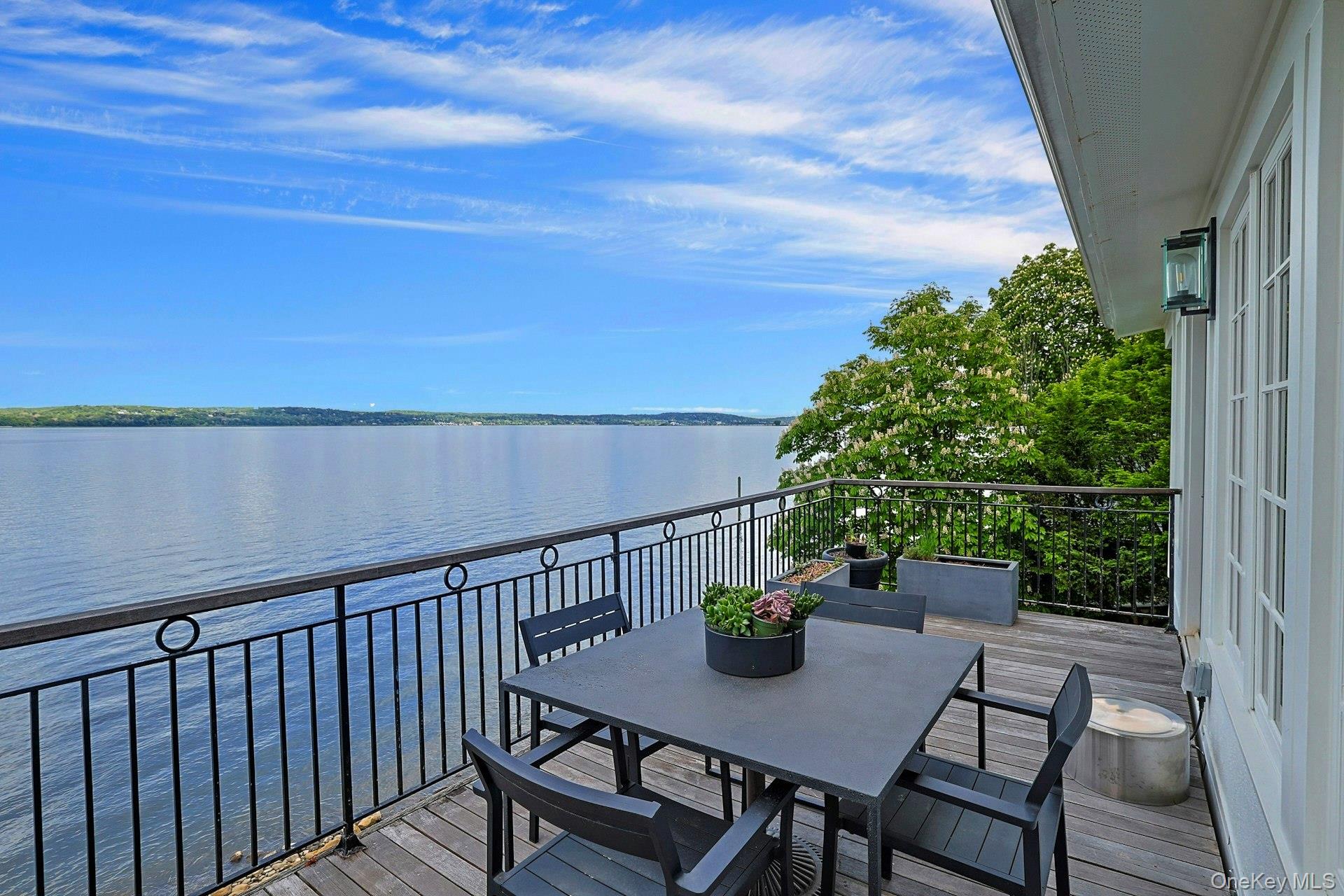 88 River Road Nyack, NY 10960 - Photo 35 of 49 a view of balcony with wooden floor and seating space