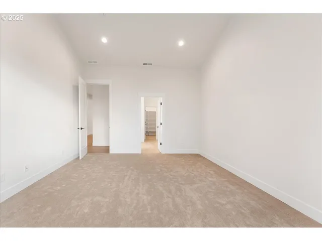 a white bath tub sitting in a bathroom