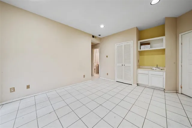 a view of an empty room