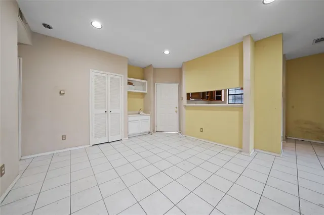 a view of a livingroom with wooden floor
