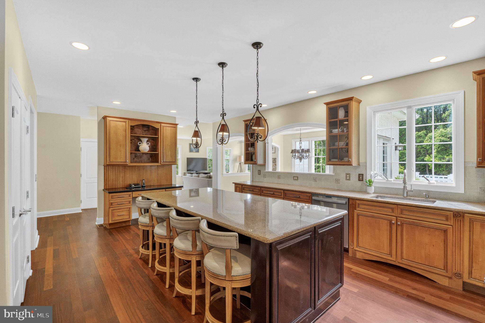 342 Ring Road Chadds Ford, PA 19317 - Photo 27 of 95 Elegant kitchen with warm wood tones.