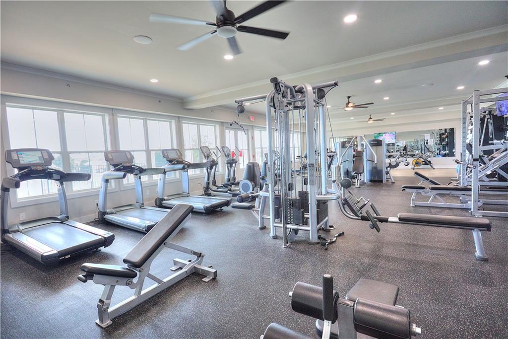 130 Classic Overlook Homer, GA 30547 - Photo 41 of 43 a view of a room with gym equipment