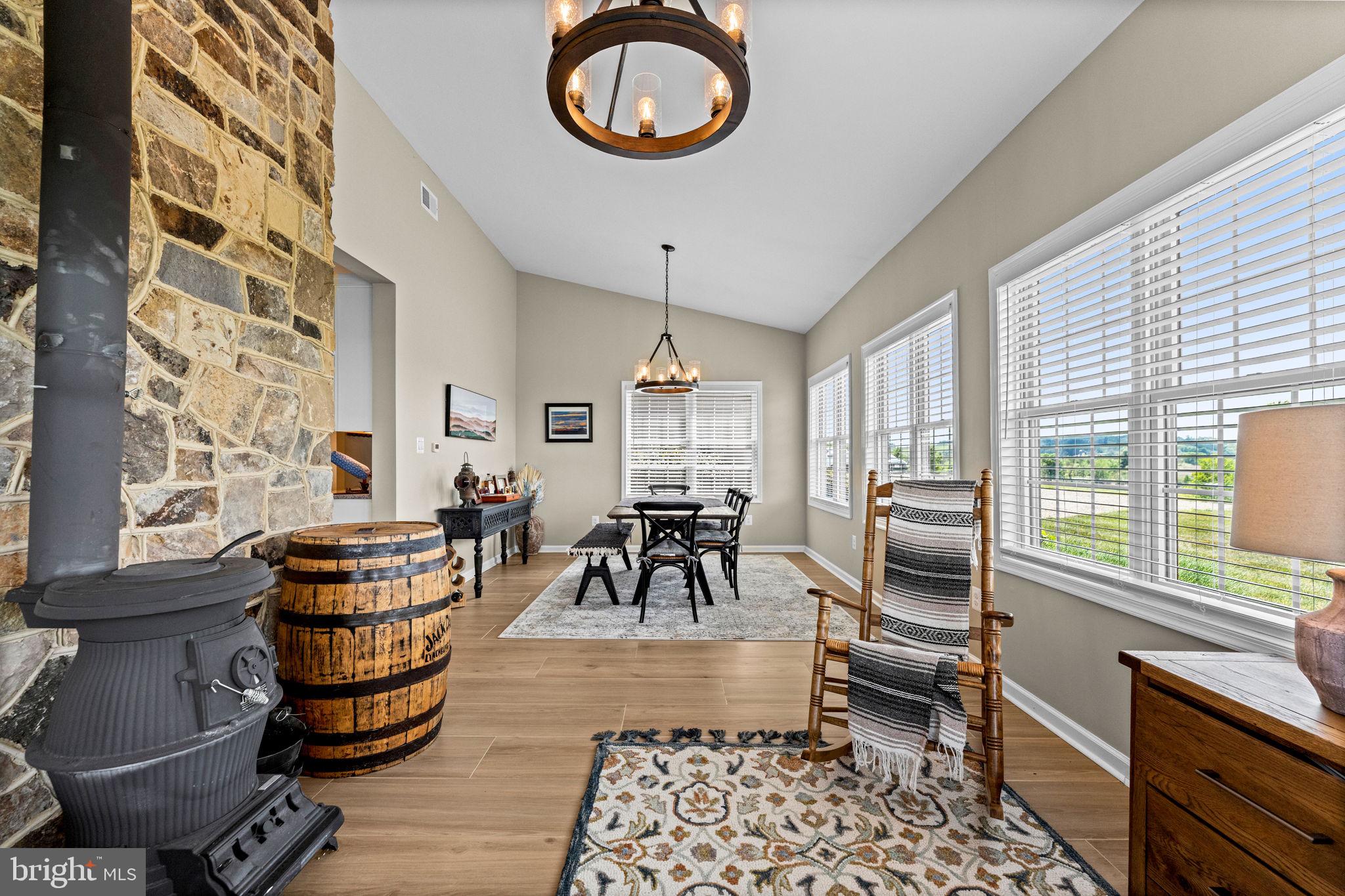 820 Shadyside Road Elk Garden, WV 26717 - Photo 18 of 138 Combined Dining and Living Room