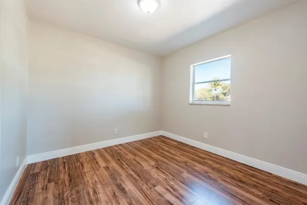 wooden floor in a room