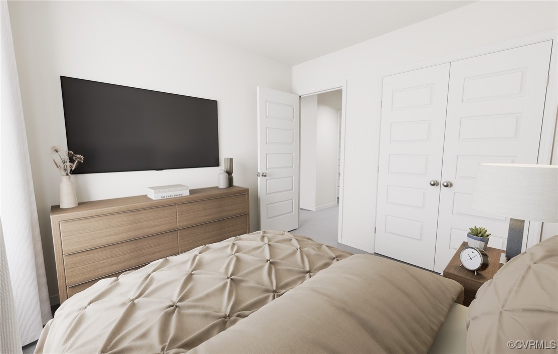 273 Greenpark Road Sandston, VA 23150 - Photo 17 of 31 a bedroom with a bed and a flat screen tv