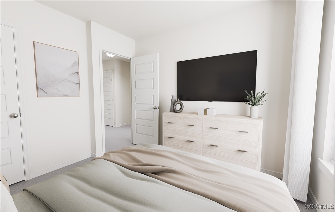 273 Greenpark Road Sandston, VA 23150 - Photo 20 of 31 a bedroom with a bed and a flat screen tv