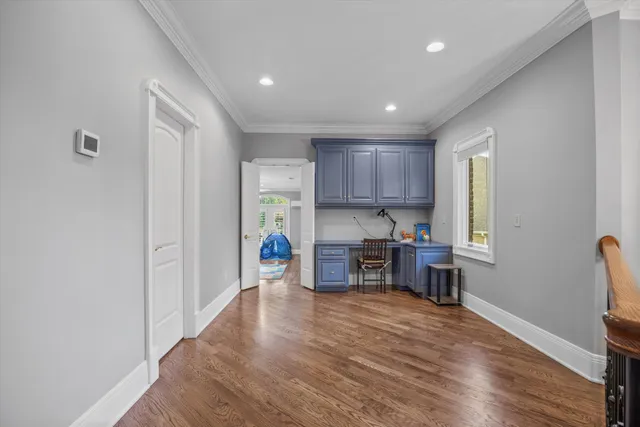 a view of a ground with a trees