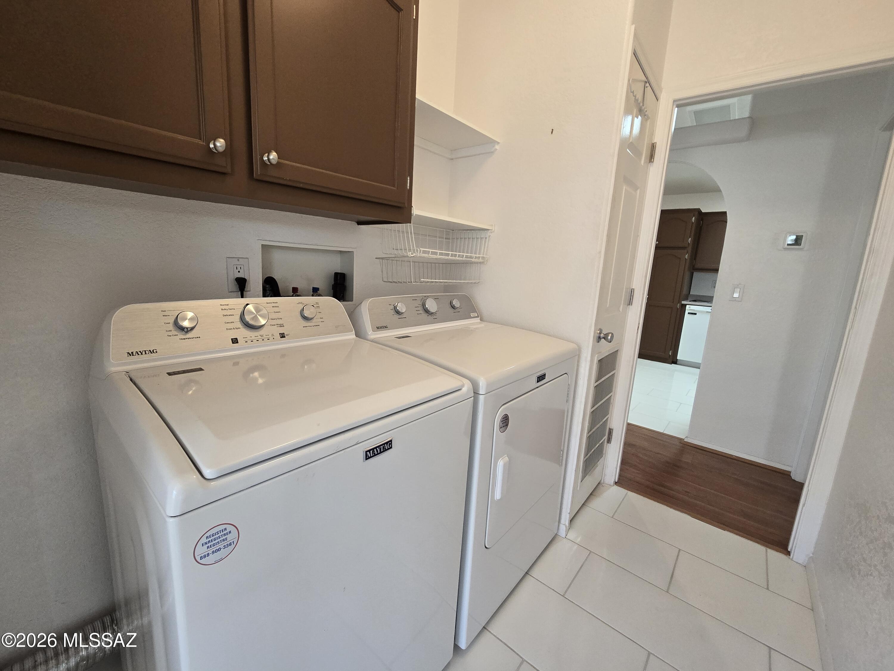8401 South Kolb Road, Unit 61 Tucson, AZ 85756 - Photo 15 of 23 a utility room with dryer and washer