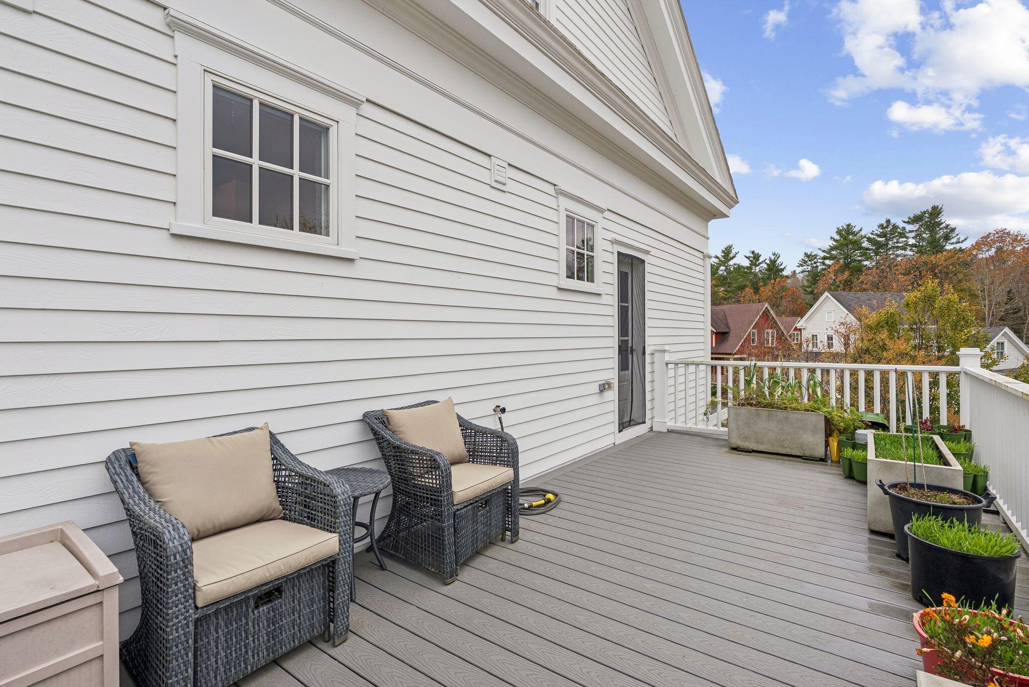 12 Inspiration Drive, Unit 12 Scarborough, ME 04074 - Photo 35 of 72 The deck above the sunroom!