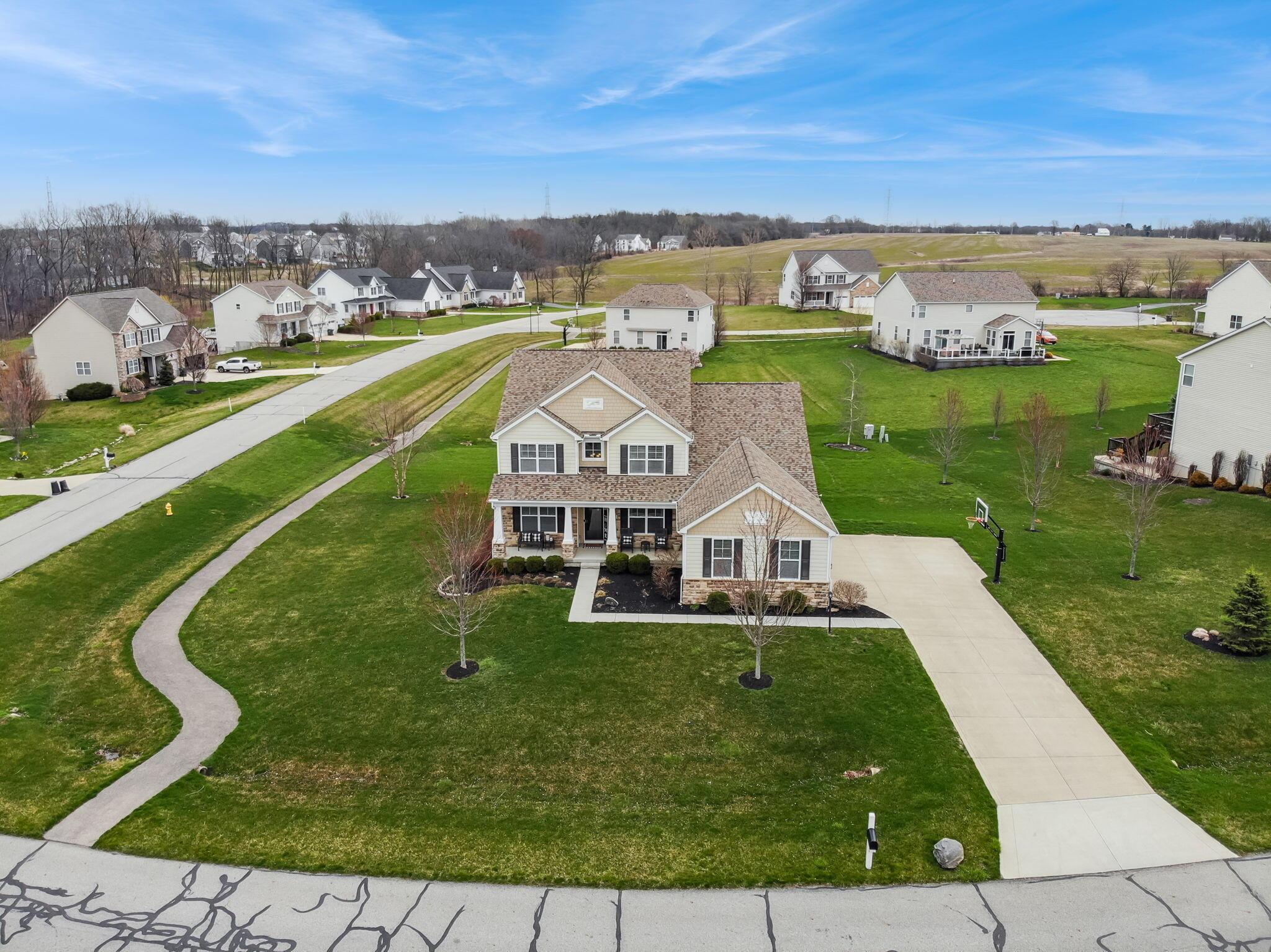 202 Bluegrass Way Ostrander, OH 43061 - Photo 69 of 72 Overhead View