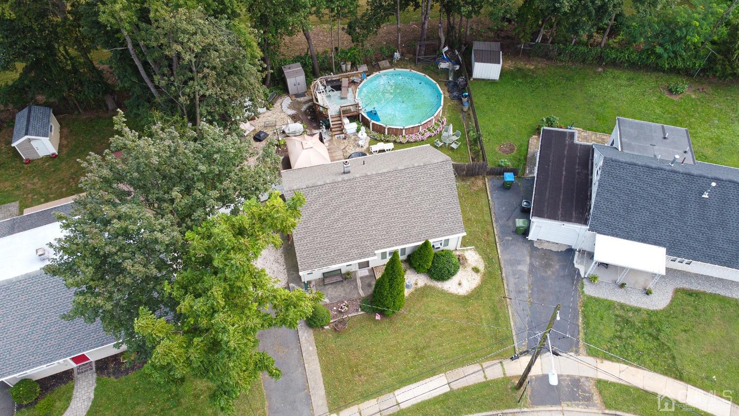 48 Ashley Road Edison, NJ 08817 - Photo 22 of 22 an aerial view of a house with garden space and street view