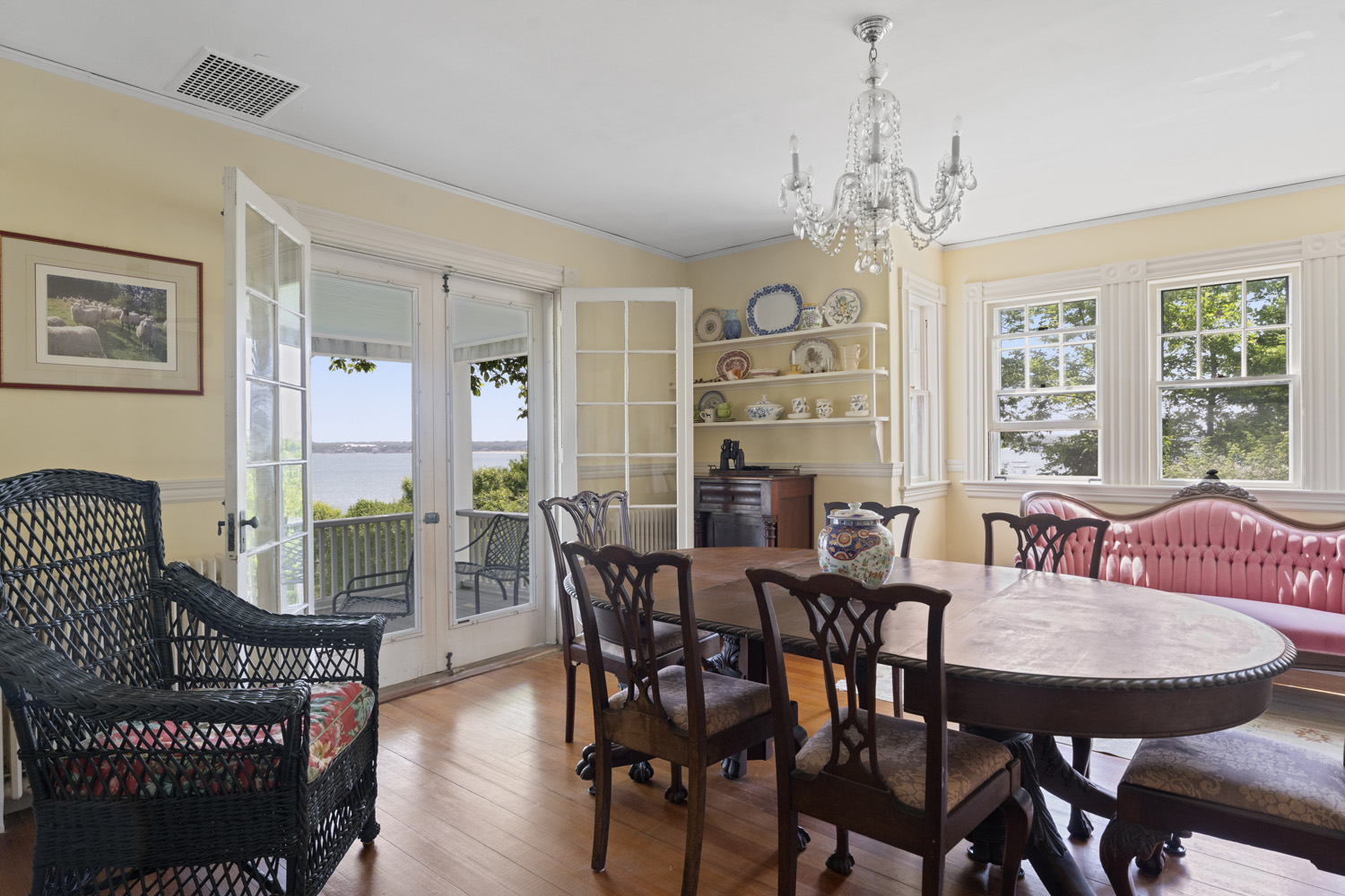 33 Goethals Way Vineyard Haven, MA 02568 - Photo 12 of 34 a view of a dining room with furniture window and outside view