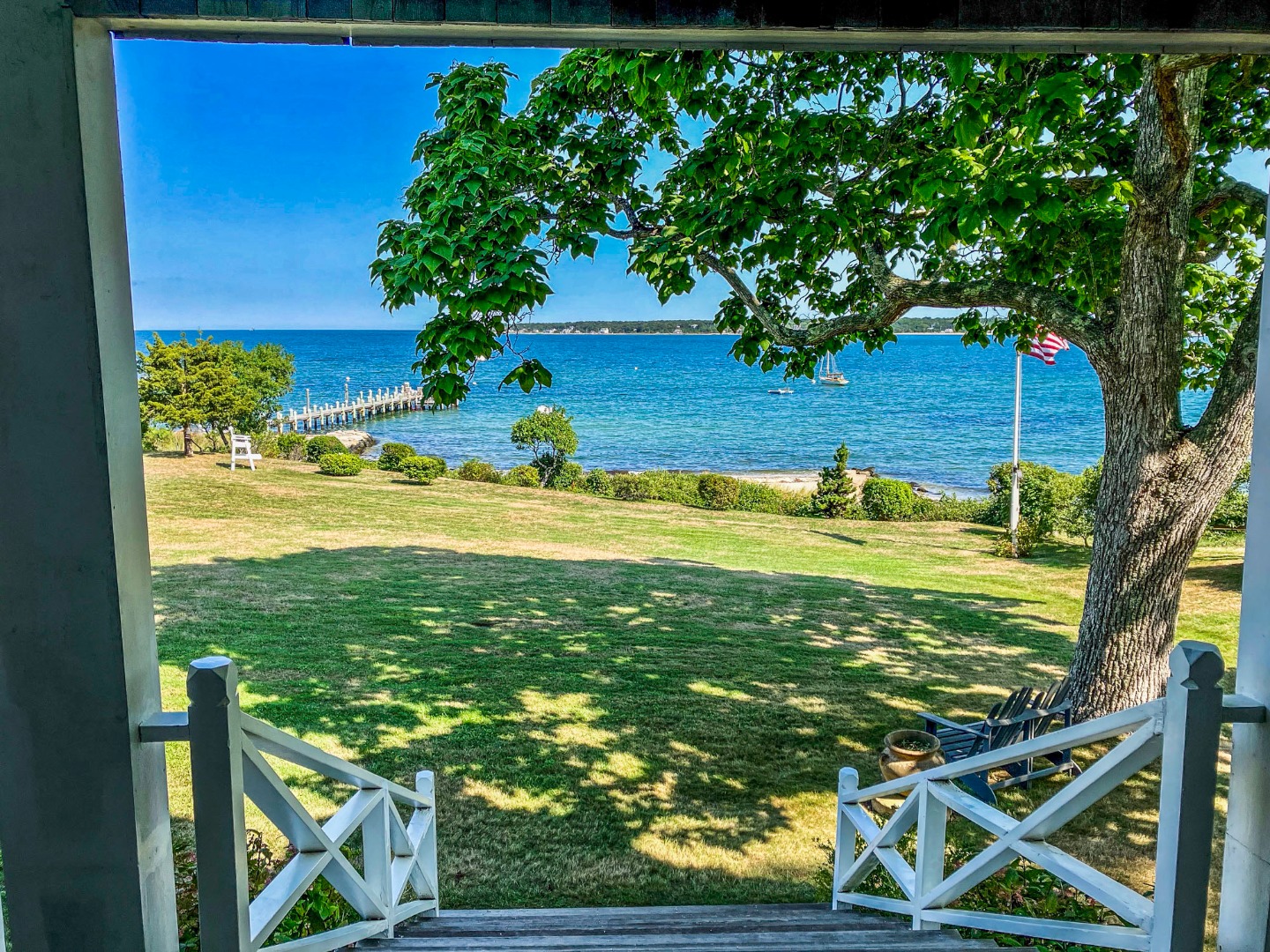 33 Goethals Way Vineyard Haven, MA 02568 - Photo 8 of 34 a view of a yard with an outdoor space