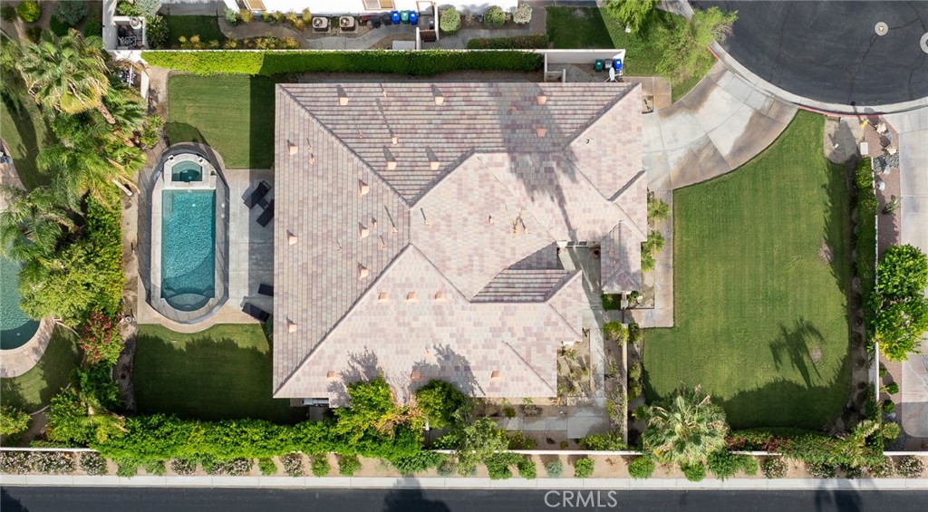 Drone view of home