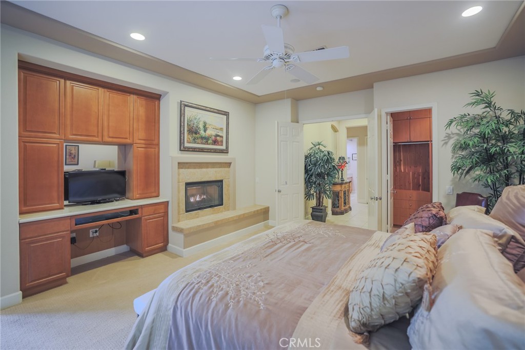 17 Bellisimo Court Rancho Mirage, CA 92270 - Photo 22 of 42 Fire place in primary bedroom
