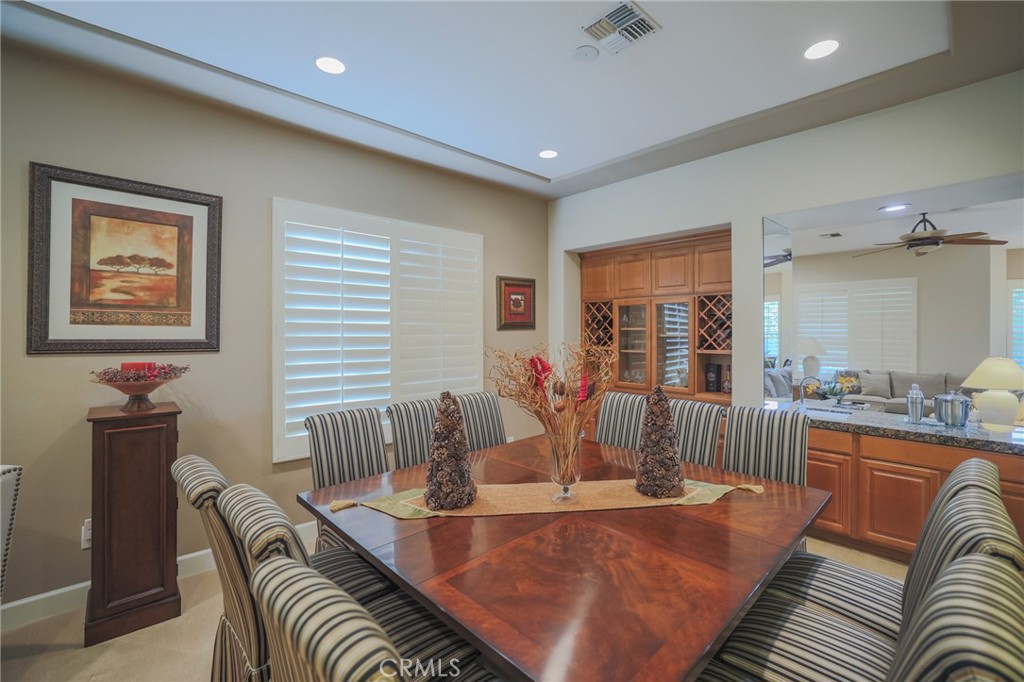 17 Bellisimo Court Rancho Mirage, CA 92270 - Photo 9 of 42 Formal Dining room adjacent to living room