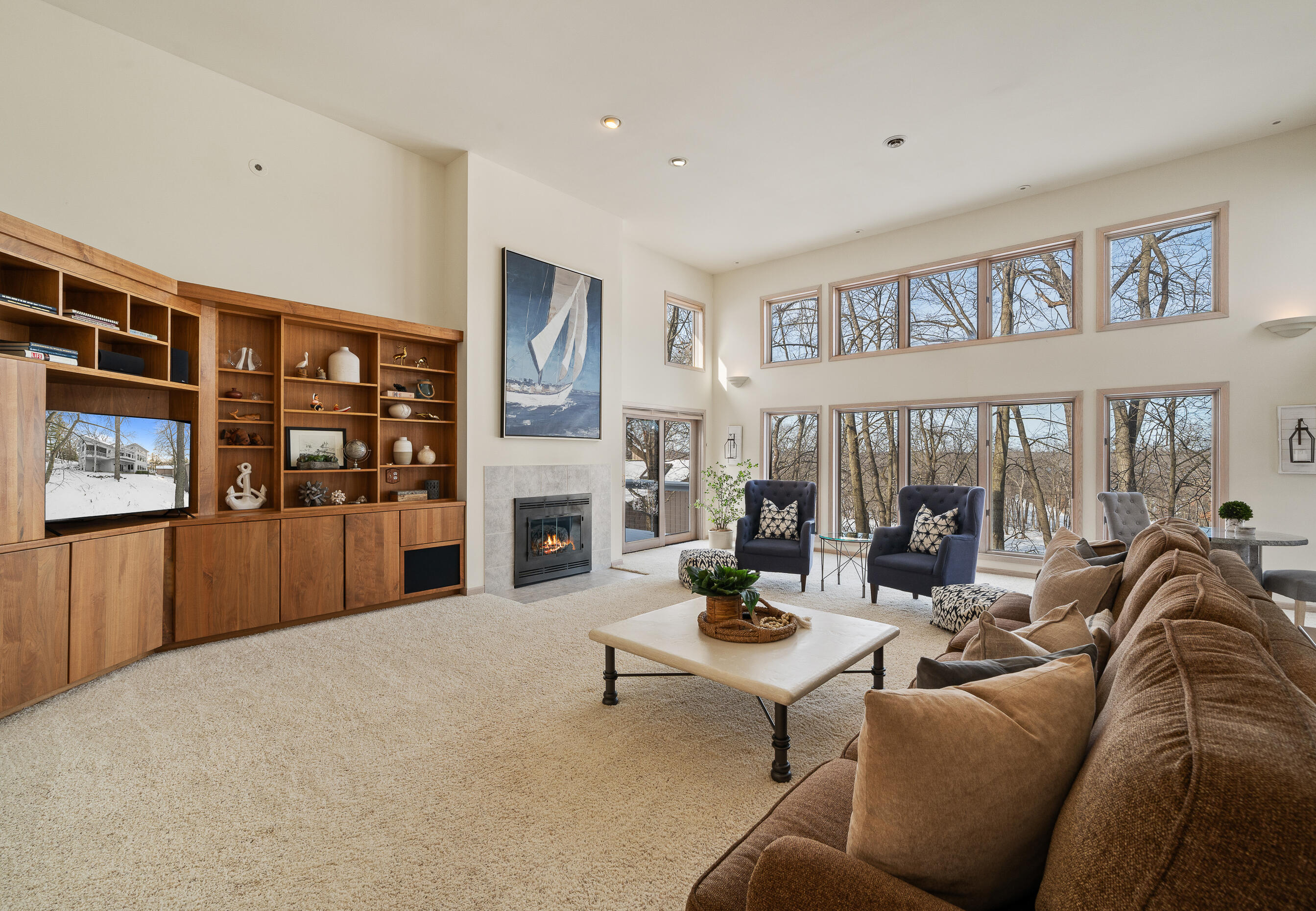 410 Deerpath West Fontana, WI 53125 - Photo 11 of 77 living room1