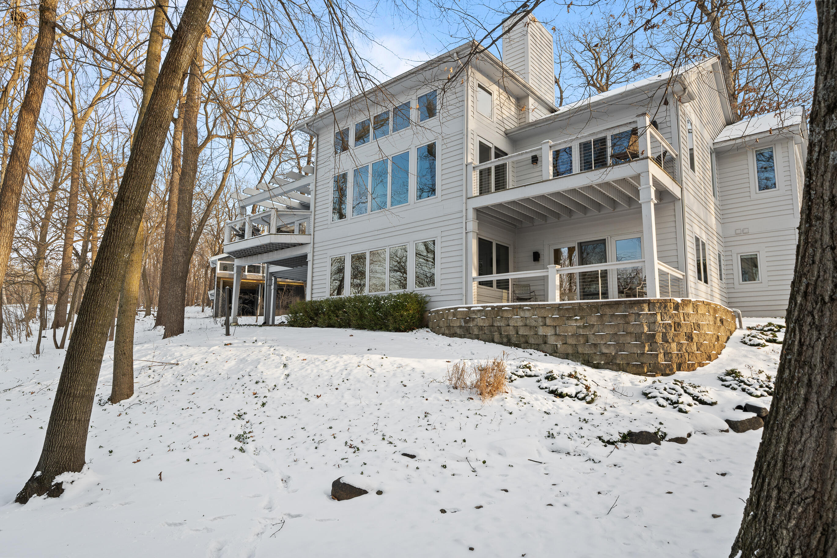 410 Deerpath West Fontana, WI 53125 - Photo 73 of 77 exterior back 3