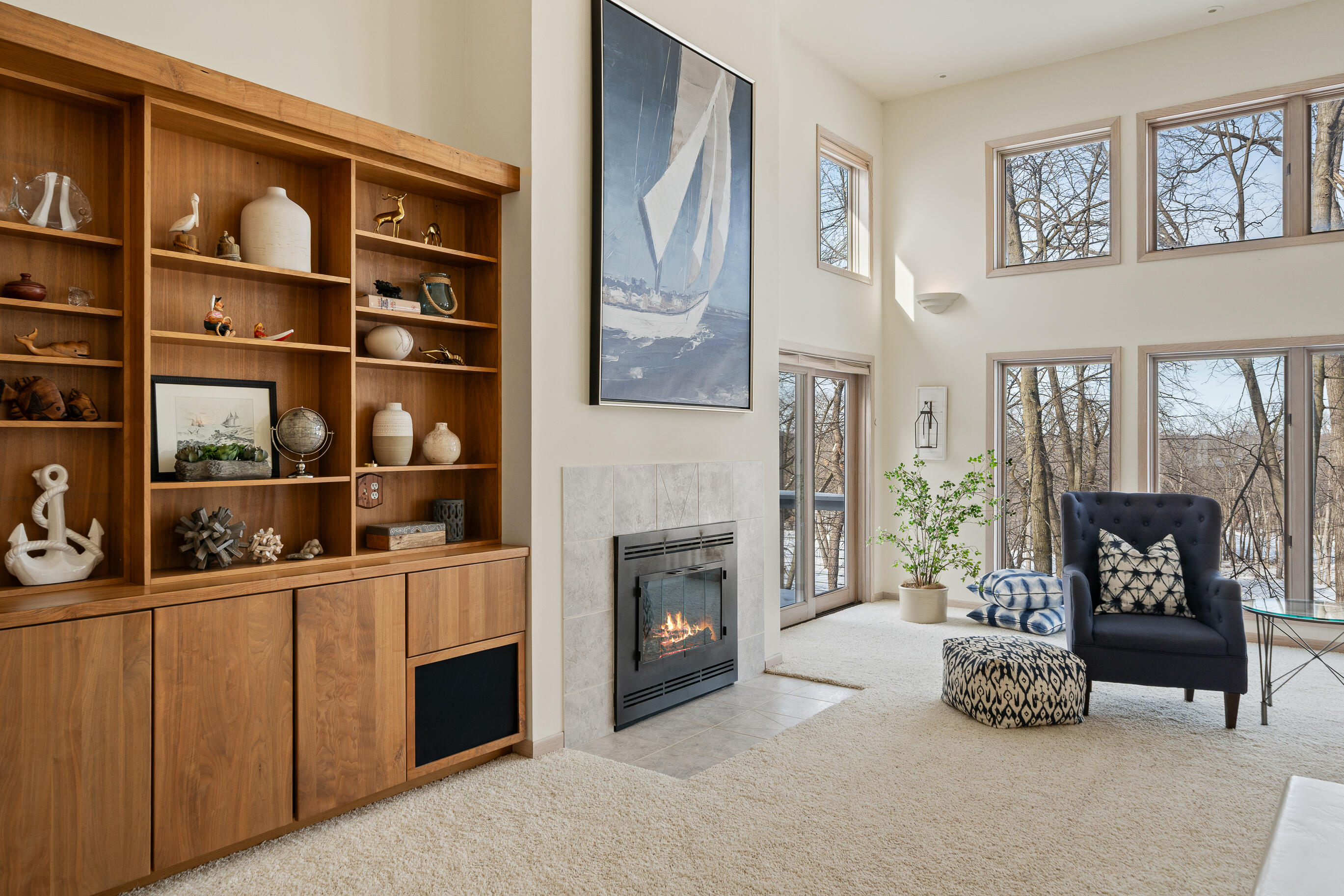 410 Deerpath West Fontana, WI 53125 - Photo 8 of 77 living room 2