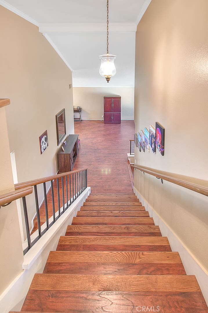 32 Rising Hill Road Phillips Ranch, CA 91766 - Photo 26 of 63 a view of entryway and hall with wooden floor