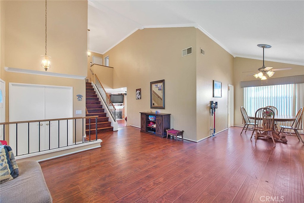 32 Rising Hill Road Phillips Ranch, CA 91766 - Photo 5 of 63 a view of a livingroom with furniture and hardwood floor