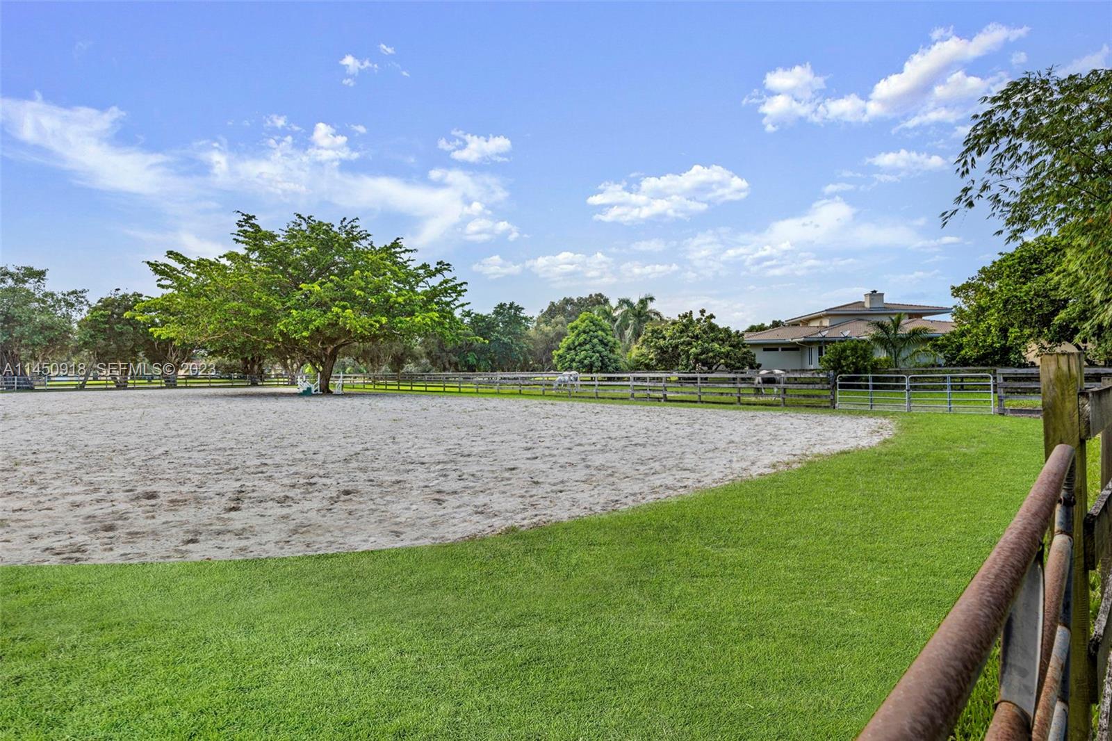 6410 Melaleuca Road Southwest Ranches, FL 33330 - Photo 24 of 50 a view of a garden with a lake
