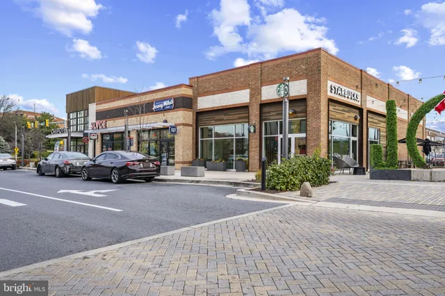 a car parked in front of a building