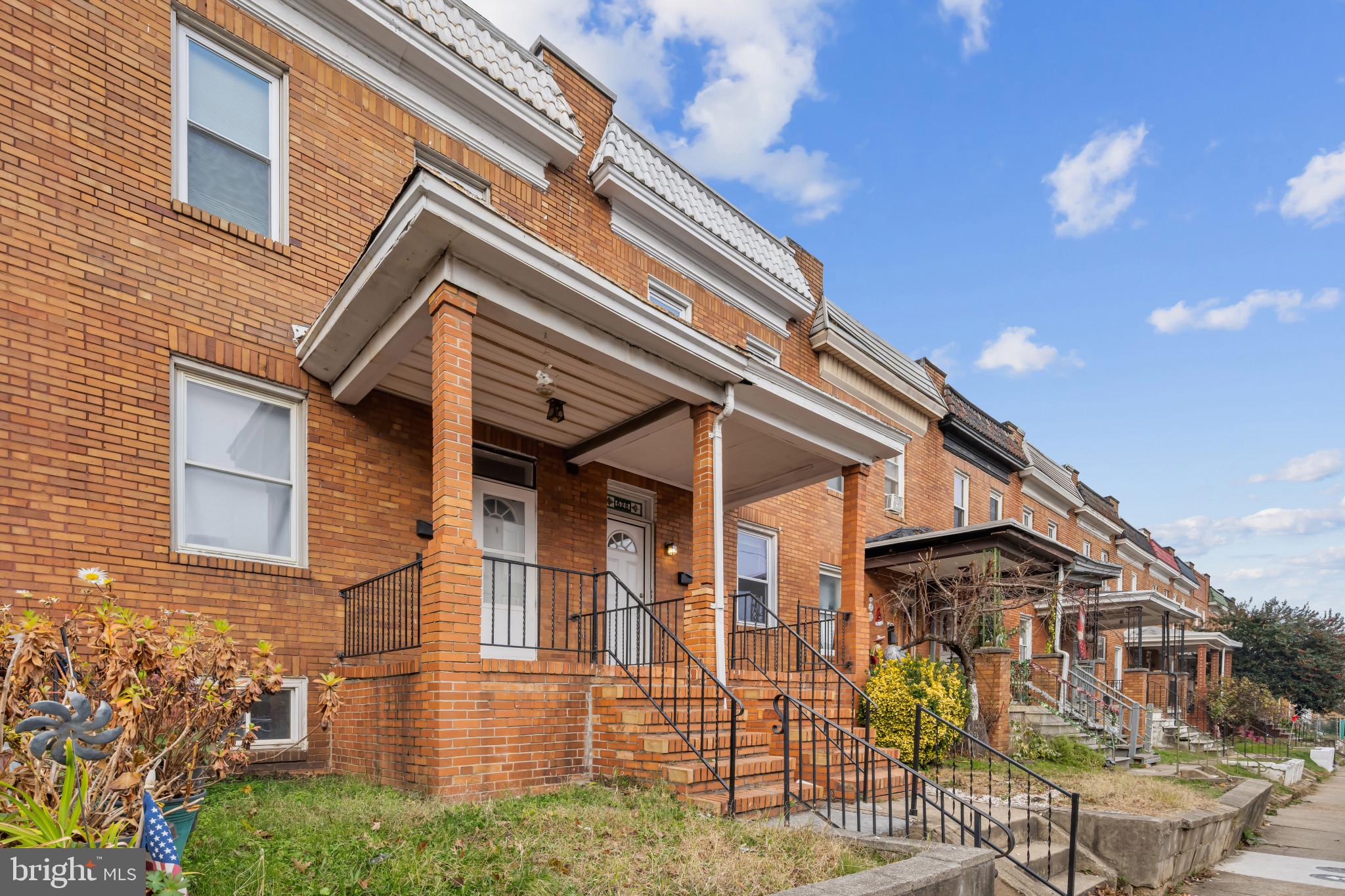 628 Savage Street Baltimore, MD 21224 - Photo 41 of 45 front view of a house with a street