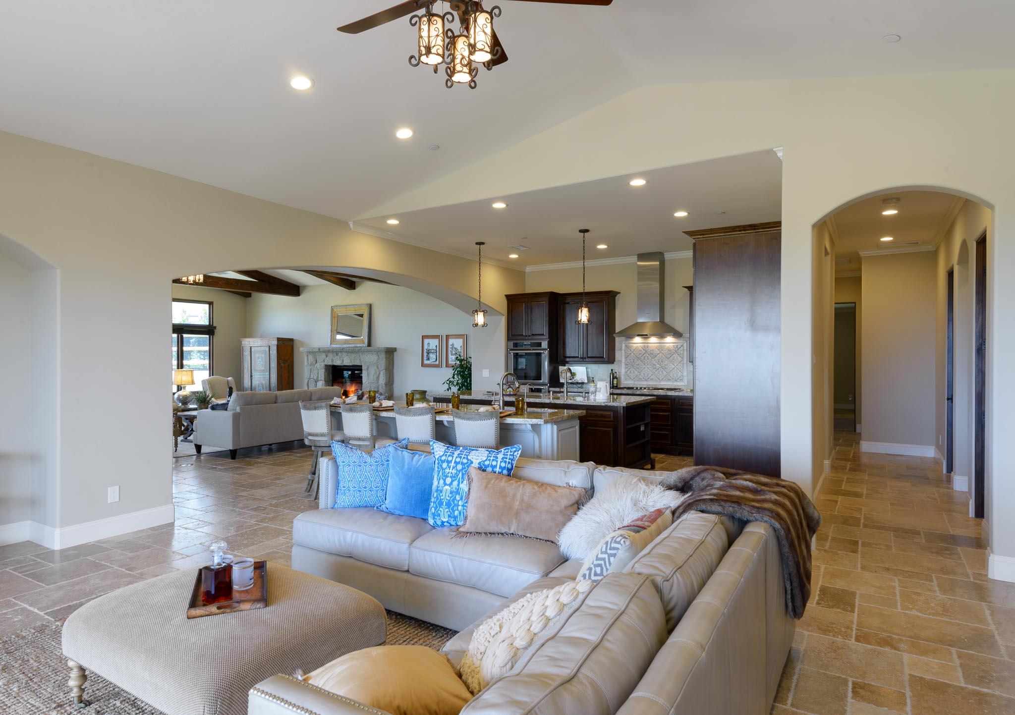 1210 Via Brigitte Santa Barbara, CA 93111 - Photo 3 of 15 a living room with furniture and a chandelier
