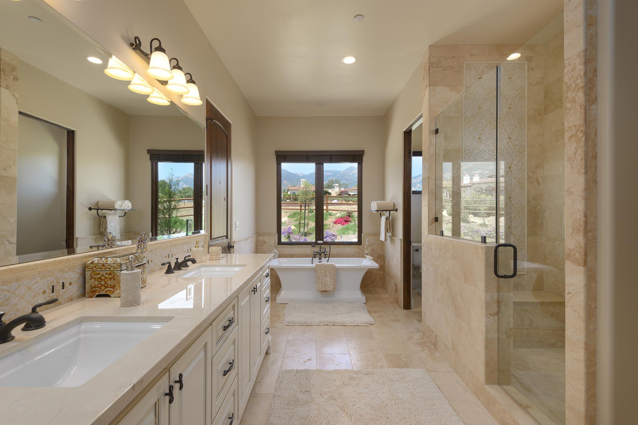 1210 Via Brigitte Santa Barbara, CA 93111 - Photo 8 of 15 a spacious bathroom with a large tub shower and sink