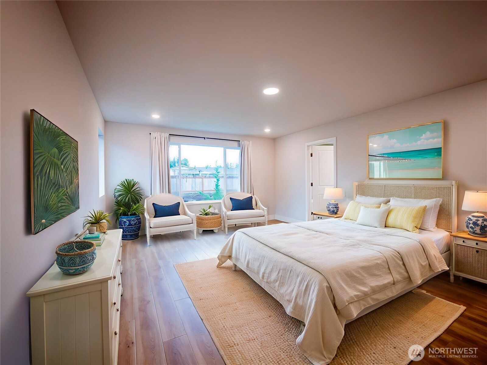 5393 Century Place Northeast Lacey, WA 98516 - Photo 23 of 33 a spacious bedroom with a bed and a couch