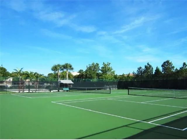a view of a basketball court