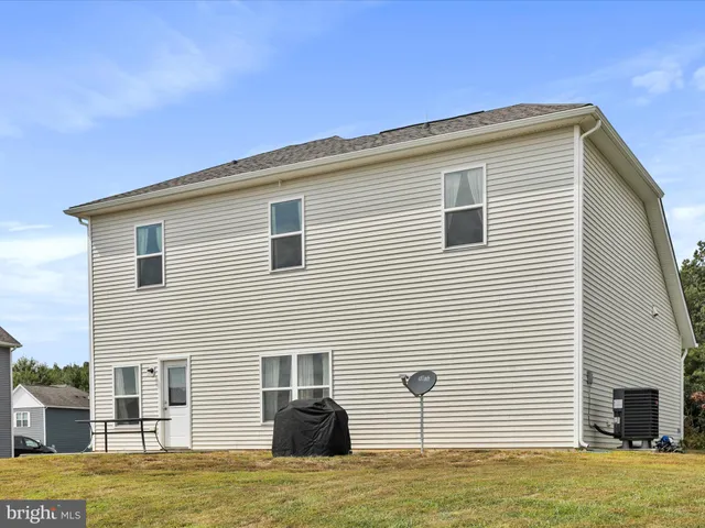 a backyard of a house