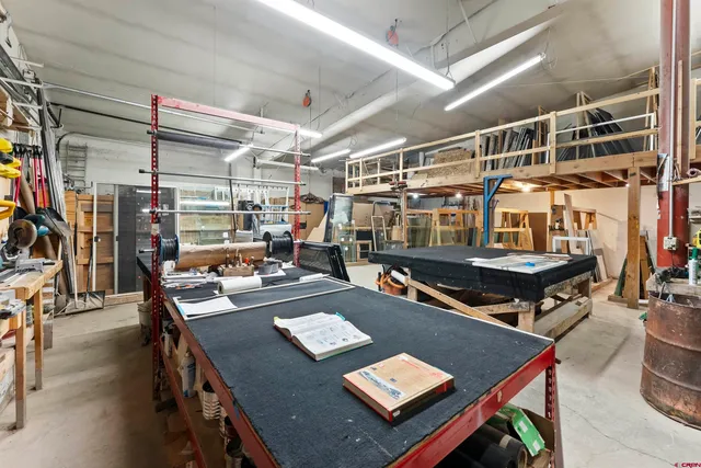 a storage room with washer and dryer