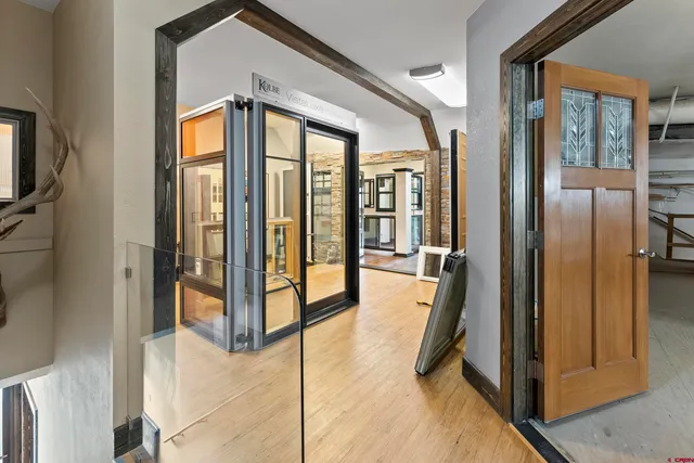 a view of front door