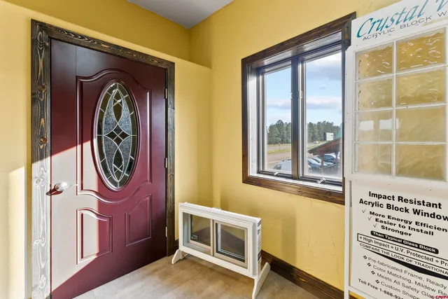 a house view with a outdoor space