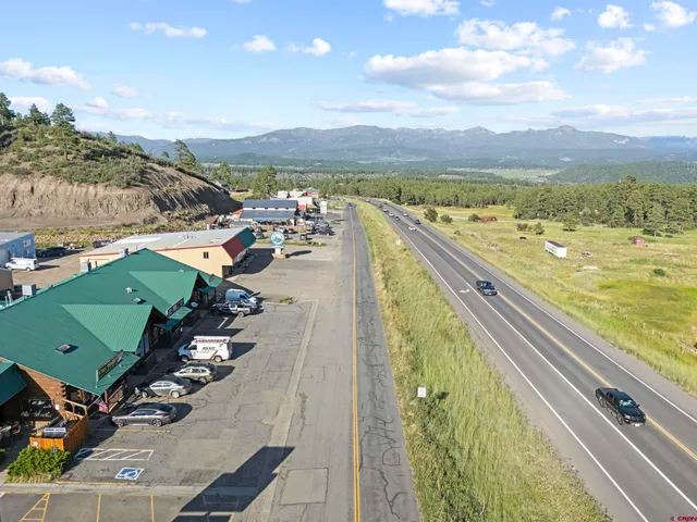 a view of a lake with a mountain