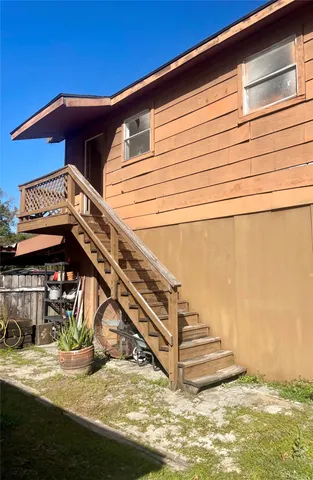 a view of a house with a window